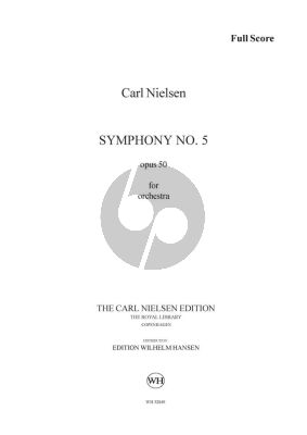 Nielsen Symphony No. 5 Opus 50 Full Score