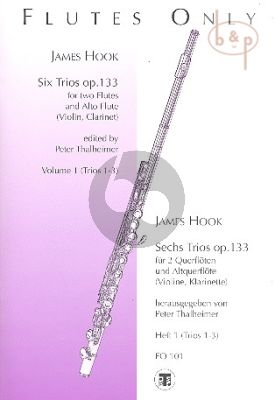 6 Trios Op.133 Vol.1 (3 Flutes[2 Fl.-Altofl.]) (or 2 Fl.-Clar.[Bb][Vi./Va.])