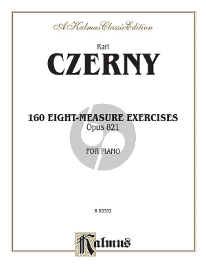 Czerny 160 Eight-Measure Excercises Op.821 Piano