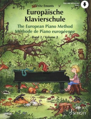 Emonts Europaische Klavierschule Vol.2 Book with Audio Online