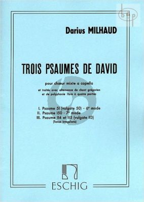 3 Psaumes de David Op.339