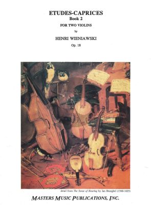 Wieniawski Etudes-Caprices Op.18 Vol.2 Violin (with Second Violin)