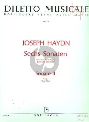 6 Sonaten Nr.2 A dur Hob.V:2