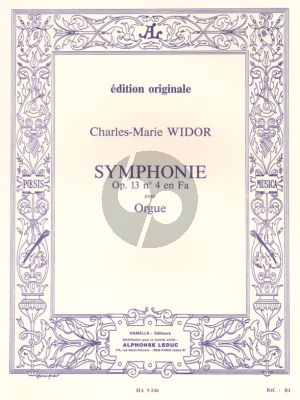 Widor Symphonie No.4 Op.13 No.4 F Major