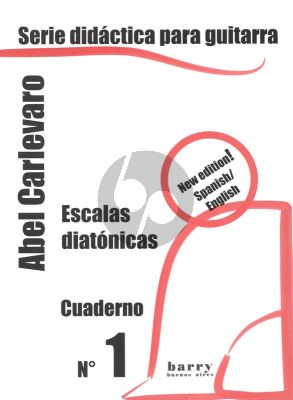 Carlevaro Serie Didactica para Guitarra Vol.1 Escalas Diatonicas (Spanish/English)