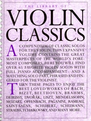 Album The Library of Violin Classics Violin-Piano (intermediate level)