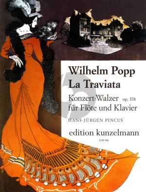 Popp La Traviata Konzert Walzer Op.378 Flöte und Klavier (Hans-Jürgen Pincus)