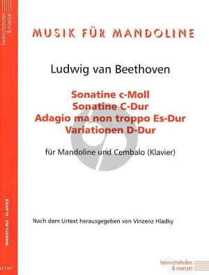 Beethoven 4 Stucke WoO 43 und 44 Mandoline und Cembalo (Vinzenz Hladky)