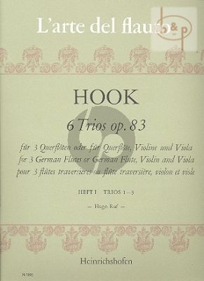 6 Trios Op.83 Vol.1 (No.1 - 3) (3 Flutes)