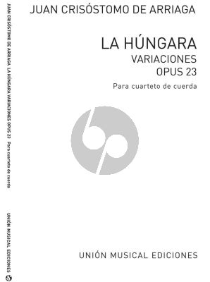 Hungara Variaciones op.23 para Cuarteto de Cuerda Set of Parts