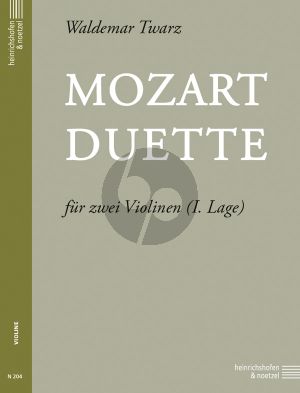 Mozart Duette 2 Violinen (1. Lage) (Twarz)