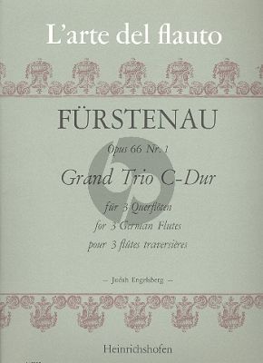 Furstenau Grand Trio C-dur Op. 66 No. 1 3 Flöten (Part./Stimmen) (Judah Engelsberg)