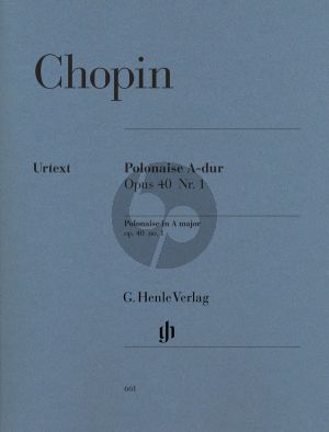 Chopin Polonaise Op.40 No.1 A-dur (Militaire) (Henle-Urtext)
