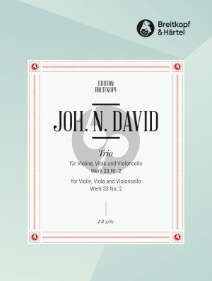 David Streichtrio No. 2 Werk 33/2 Violine-Viola und Violoncello