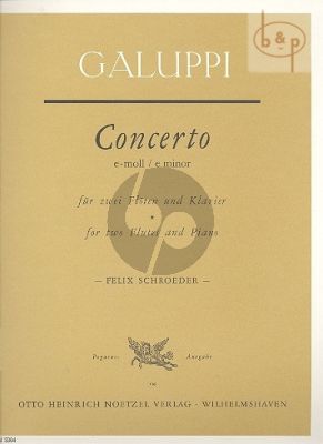 Concerto e-minor (2 Flutes-String Orch.)