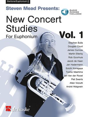Mead New Concert Studies Vol. 1 for Baritone or Euphonium (TC) (Bk-Cd)