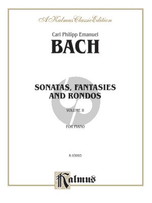 Bach Sonatas-Fantasies and Rondos Vol.2 Piano solo