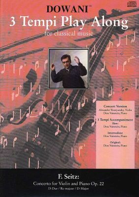 Seitz Concerto D major Op.22 Violin (Solo Part-CD) (Dowani)