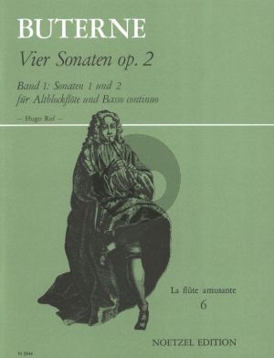 Buterne 4 Sonaten Op. 2 Vol. 1 Altblockflöte und Bc (Hugo Ruf)