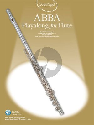 Abba for Flute Guest Spot Playalong Book with Audio Online (Intermediate)