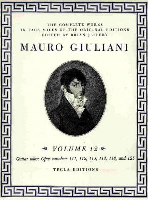 Giuliani Guitar Works Vol. 12 Op.111 - 125 Guitar solo (Brian Jeffery)