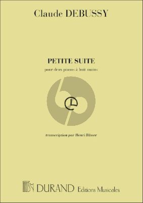 Debussy Petite Suite 2 Piano's a 8 mains (Partition) (Transcription Henri Busser)