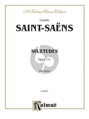 Saint-Saens 6 Etudes Op. 111 Piano