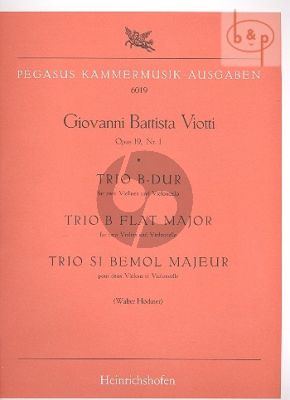 Trio B-flat major Op.19 No.1 (2 Vi.-Vc.)