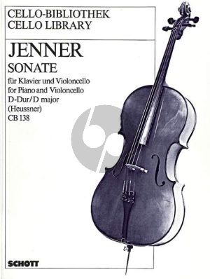 Jenner Sonate D-Dur Violoncello-Klavier (Horst Heussner)