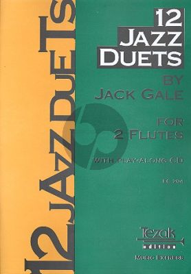 Gale 12 Jazz Duets 2 Flöten Buch mit CD