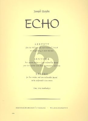 Haydn Das Echo 4 Violins-2 Violoncellos (Parts) (Koschinsky)