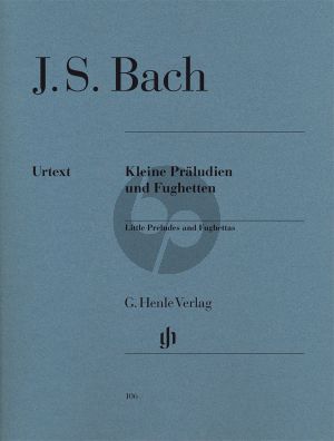 Bach Kleine Praeludien-Fughetten Klavier (Herausgegeben von Rudolf Steglich Fingersatz Hans-Martin Theopold) (Henle-Urtext)