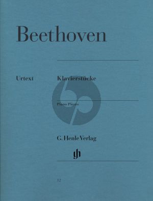 Beethoven Klavierstücke (edited by Otto von Irmer - Fingering by Walther Lampe) (Henle-Urtext)
