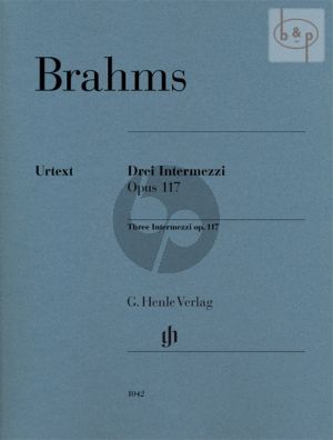 3 Intermezzi Op. 117 Klavier