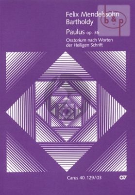 Paulus Op.36 (SATB[soli]-SATB[choir]-Orch.) (Vocal Score)