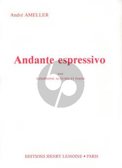 Ameller Andante Espressivo Saxophone Alto-Piano (Easy)