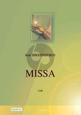 Bikkembergs Missa SAB-Orgel