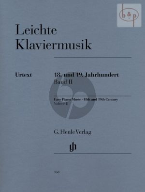 Leichte Klaviermusik des 18 - 19. Jahrhundert Vol. 2 (edited by Walter Georgii) (Henle-Urtext)