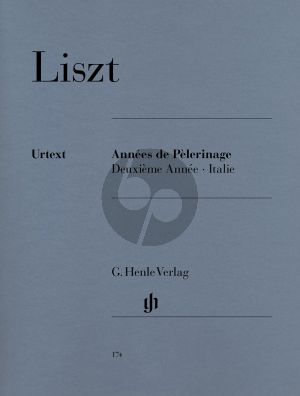 Liszt Années de Pèlerinage 2e Annee Italie Klavier (Herausgegeben von E. Herttrich / Fingersatz H.M. Theopold) (Henle-Urtext)