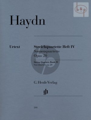 Streichquartette Vol.4 Op.20 (Stimmen) (Edited by Georg Feder & Sonja Gerlach)