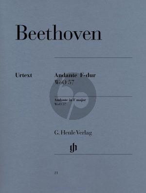 Beethoven Andante F dur WoO 57 Klavier (Otto von Irmer)