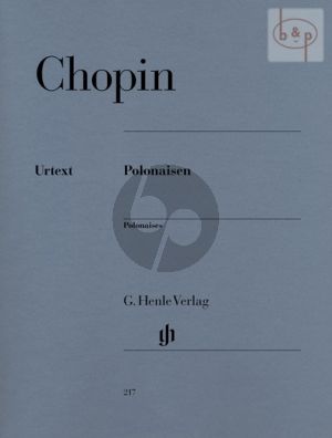 Chopin Polonaises Piano (edited by Ewald Zimmermann) (Henle-Urtext)
