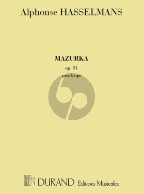 Hasselmans Mazurka Op. 31 pour Harpe
