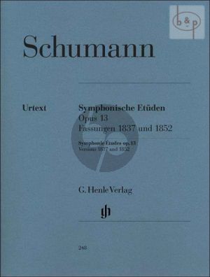 Schumann Symphonic Studies Op.13 Piano (Version of 1837 and 1852) (Ernst Herttrich)