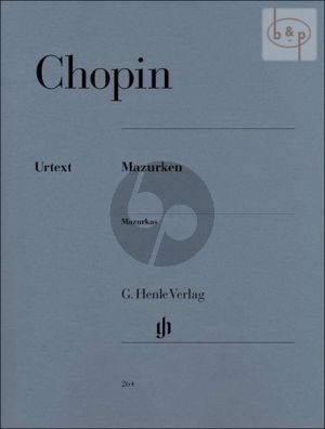 Chopin Mazurkas Piano solo (edited by Ewald Zimmermann) (Henle-Urtext)