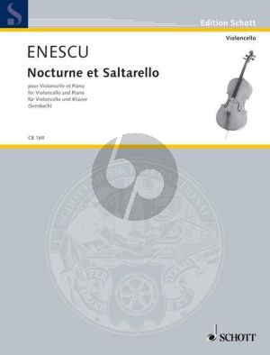 Enescu Nocturne et Saltarello Violoncello and Piano (Stephen Sensbach) (Grade 4)
