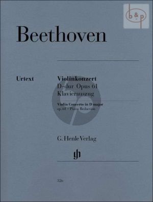 Concerto D-major Op.61 Violin and Orchestra