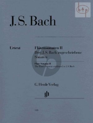 Bach Floten-Sonaten Vol.2 (Drei Bach zugeschriebene Sonaten) (Hans Eppstein) (Henle-Urtext)