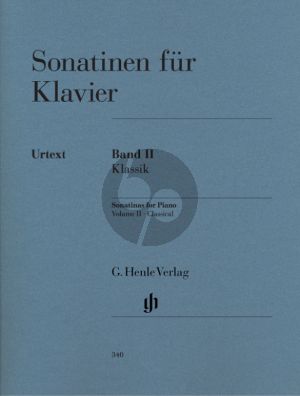 Album Sonatinen Vol. 2 Klassik Klavier (edited by Ernst Herttrich) (Henle-Urtext)