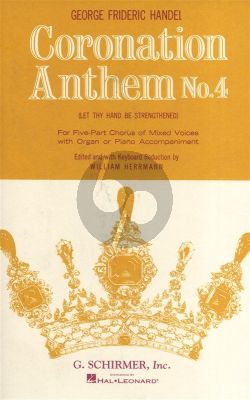 Handel Let Thy hand be Strenghthened HWV 259 SSATB Vocal Score (edited by William Herrman)